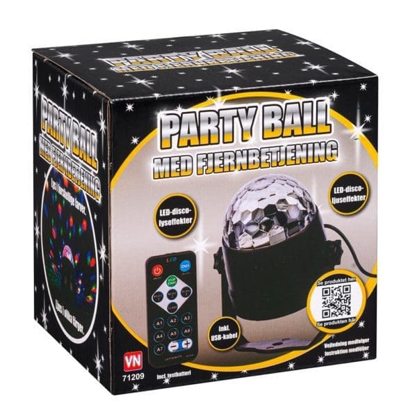 Diskokúla við fjarstýring