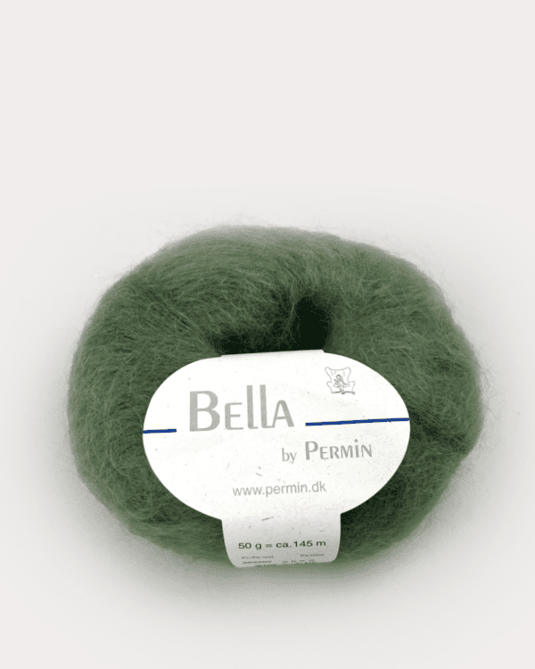 Bella mohair mosgrøn 883287