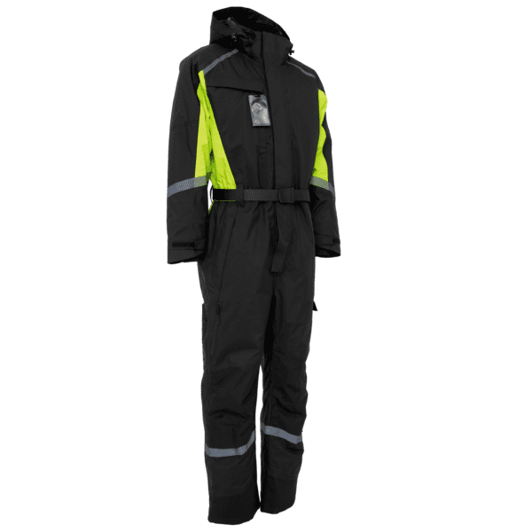 Termodrakt til menn svørt/gul 15.000mm Working Extreme