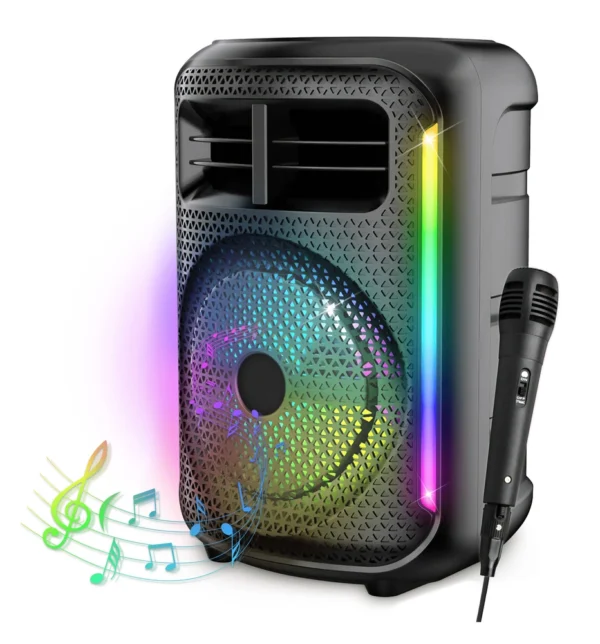 Karaokehátalari v/mikrofon, 20cm