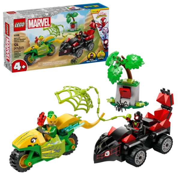 Spin og Electros jagt i dinosaurkøretøjer 11198