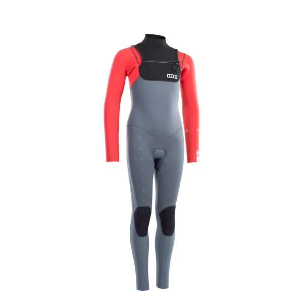 IOW-Vátdrakt til børn Capture 5/4 Front Zip, grá/reyð