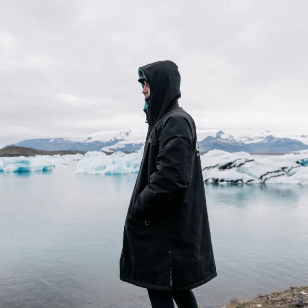 IOW-Water Storm frakki unisex, svartur