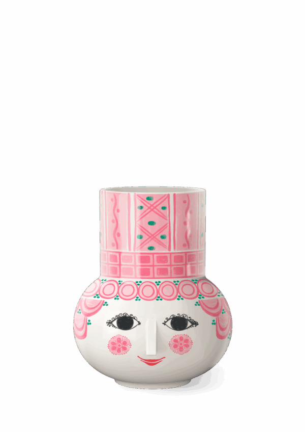 Olga vasi H15cm pink