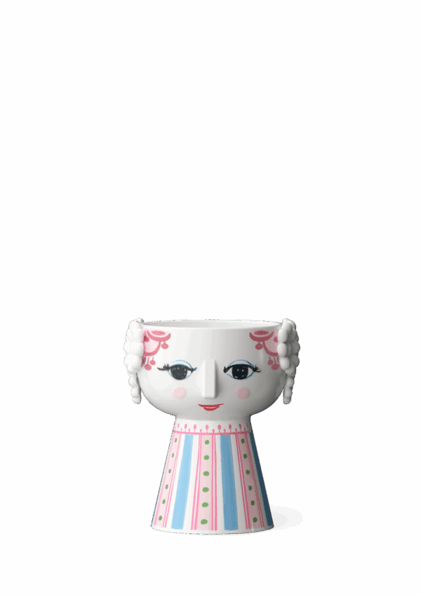 Eva ljósastaki H9,5cm pink