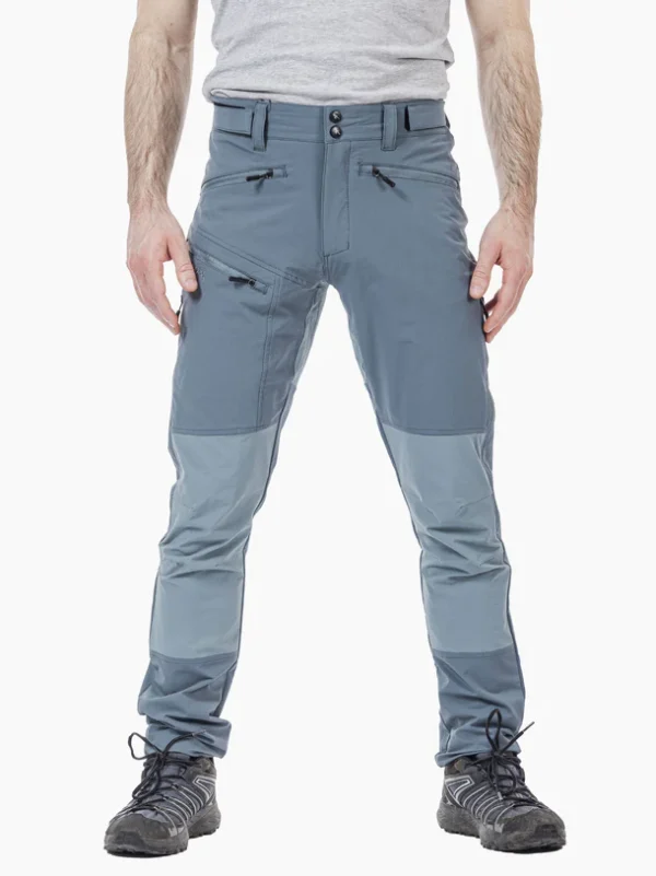 Odda gongubuksur, til menn, bláligar/grønar