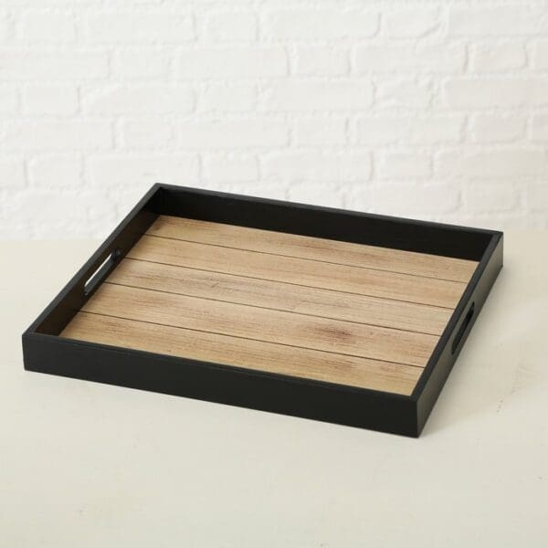 Tönning bakki 40x35cm, MDF, svartur