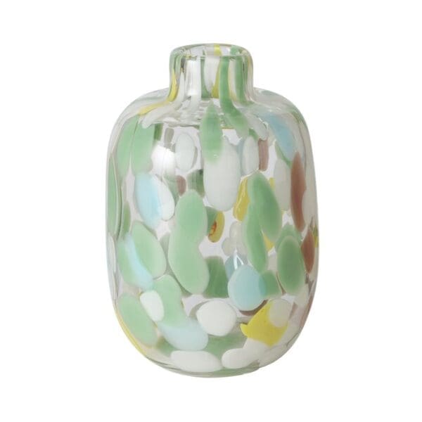 Vasi Greena H17cm, glas, grønur