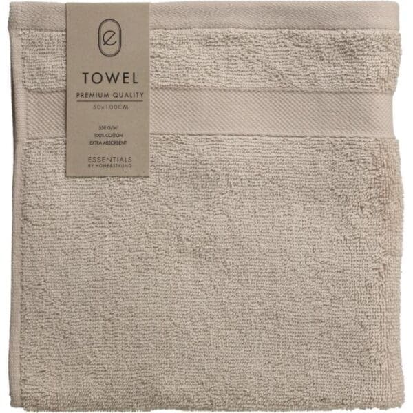 Handklæði 50x100cm sand