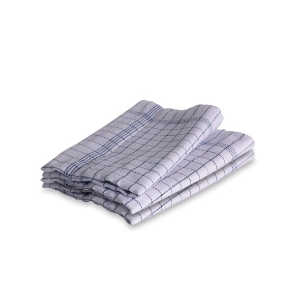 Royal Viskustykki 50x70cm, 3 stk, hvít/blá