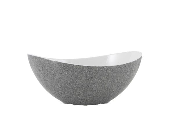 Salatskál 26x23cm grá