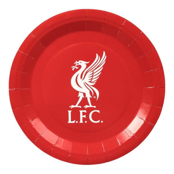 LIVERPOOL FC einnýtis tallerkar 23cm 8 stk