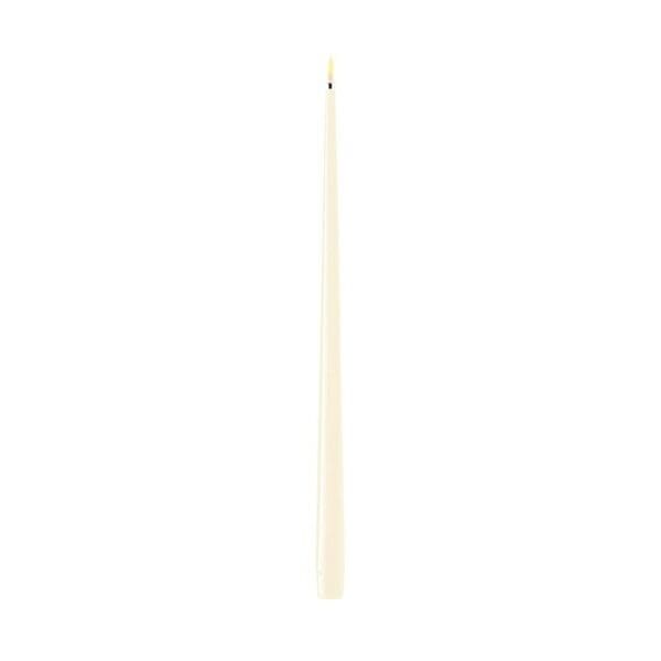 LED Kertiljós blonk 38cm, 2 stk creme