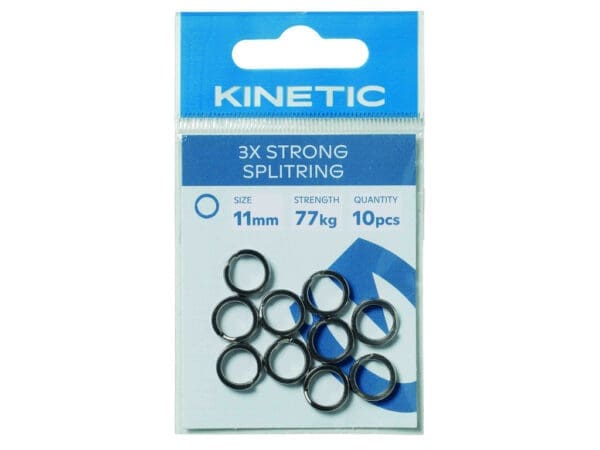 3x STRONG SPLITRING 7mm 10 stk
