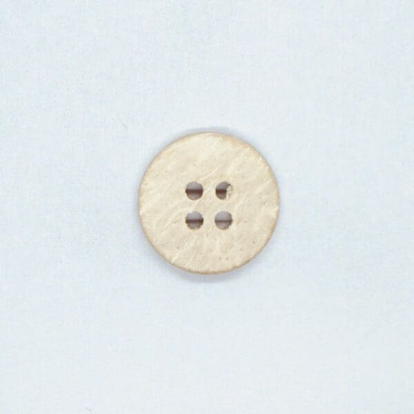Knappar 15mm, kokus, natúr