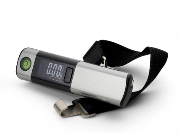 Viðførisvekt max 50kg, silvur/svørt