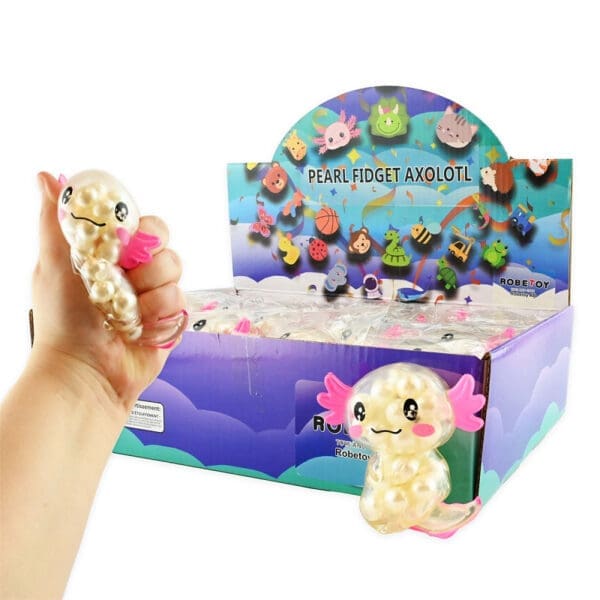 SQUEEZE PEARL AXOLOTL 8cm