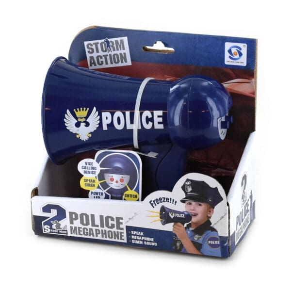 MEGAPHONE POLICE B/O 16cm