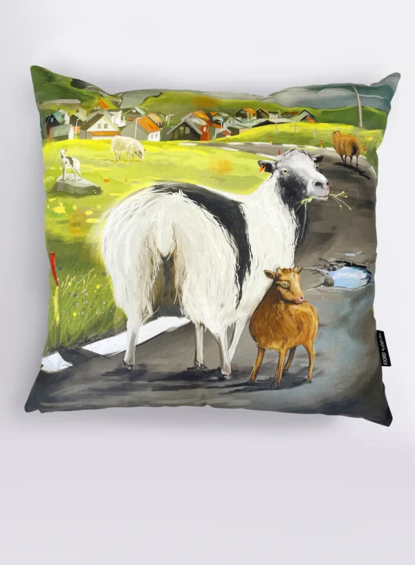 Cushion w/filling - Summarkvöld pútuvár v/fyllu 45x45cm