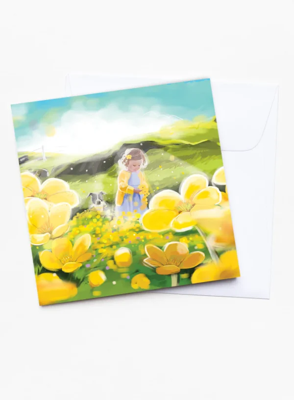 Greeting card 15,5x15,5cm - Sólja