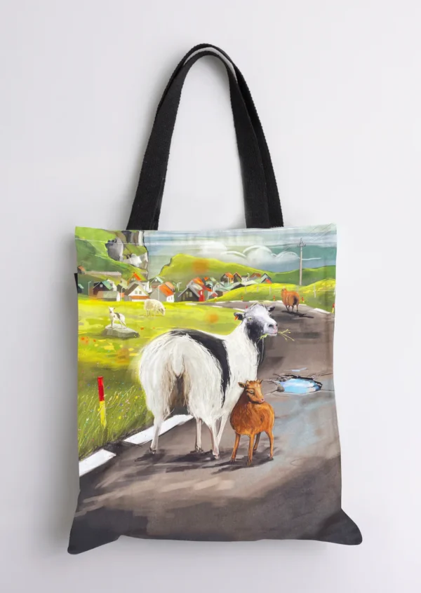 Taska Tote Bag 45x40cm - Summarkvøld