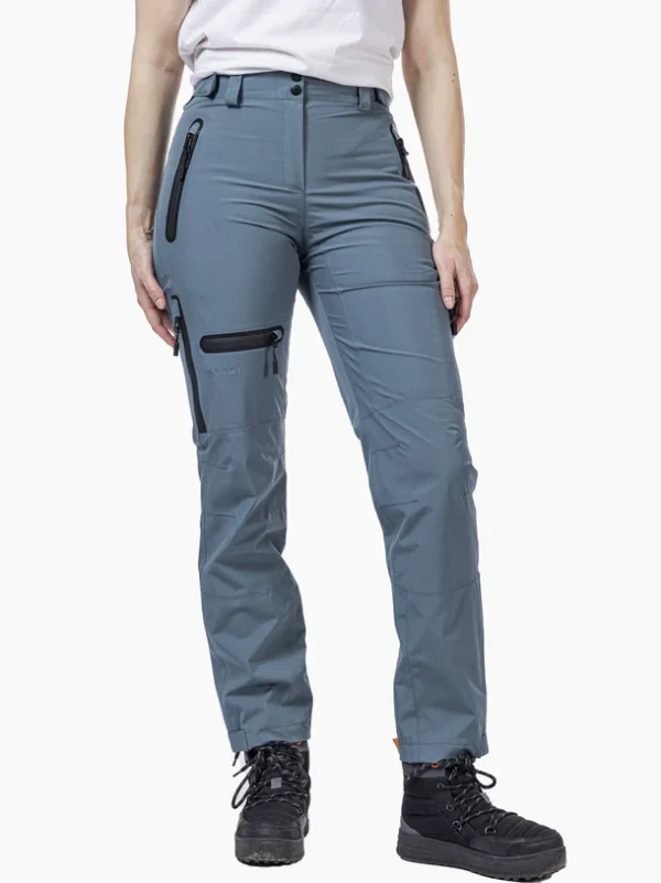 Lyngseidet gongubuksur, til kvinnur, Iron Blue