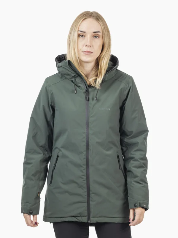 Levanger jakki, til kvinnur, grønur