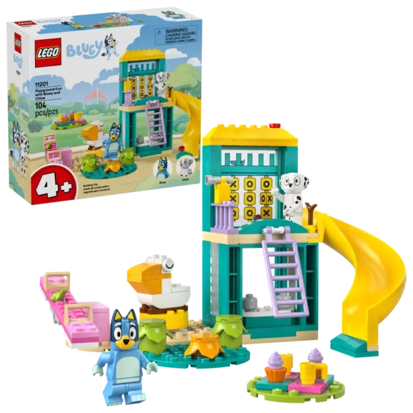 Sjov på legepladsen med Bluey og Chloe 11201