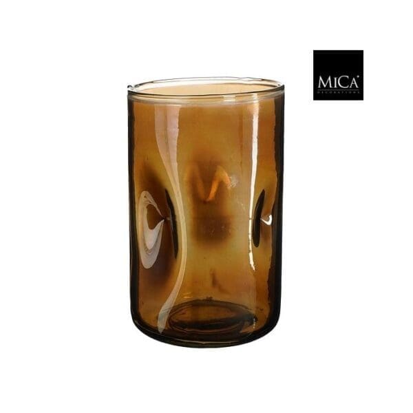 Bronx hurricane vasi H25xD16cm brúnur