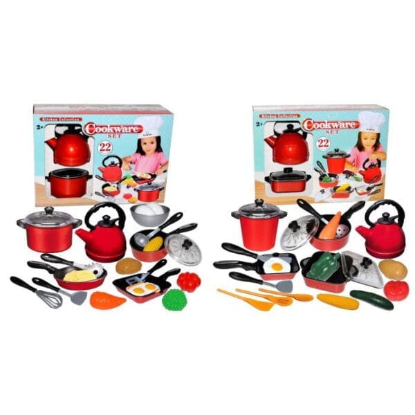 Kokkasett 2asst. v/grýtum og pannum v.m., 22 deilir