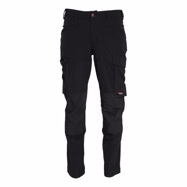 Working Xtreme Recycled arbeiðsbuksur svartar - Vanlig longd