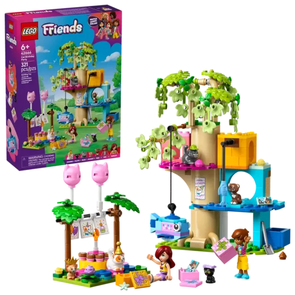 Katte-fødselsdagsfest og trætophus 42666