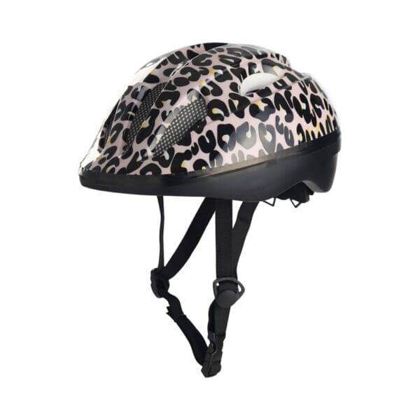 Súkkluhjálmur til børn, leo ljósareður/svartur