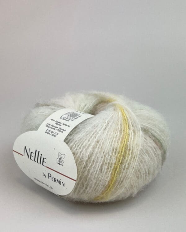 Nellie Råhvid/gul/grøn 10