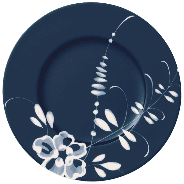 Old Luxembourg Brindille forrætt/breyð tallerkur 17cm, bláur