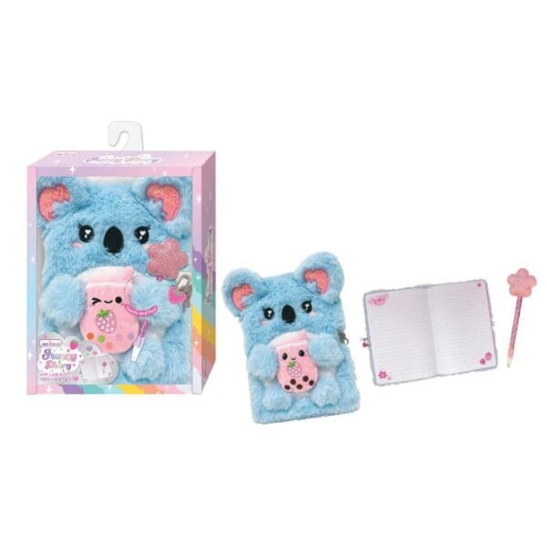 Koala plússdagbók v/lyklum og lás