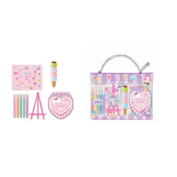 Skriviblokkur v/blýant & viskileður