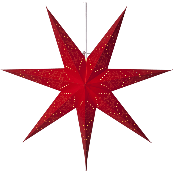 SENSY stjørna 70cm reyð