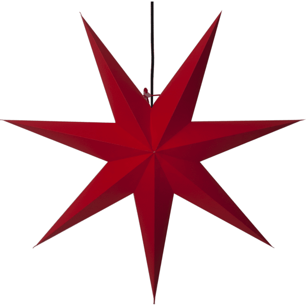 ROZEN Stjørna 100cm reyð