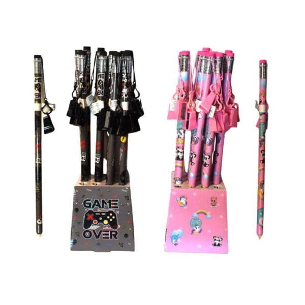 Blýantur v/viskileður og spískari, 2 ass.