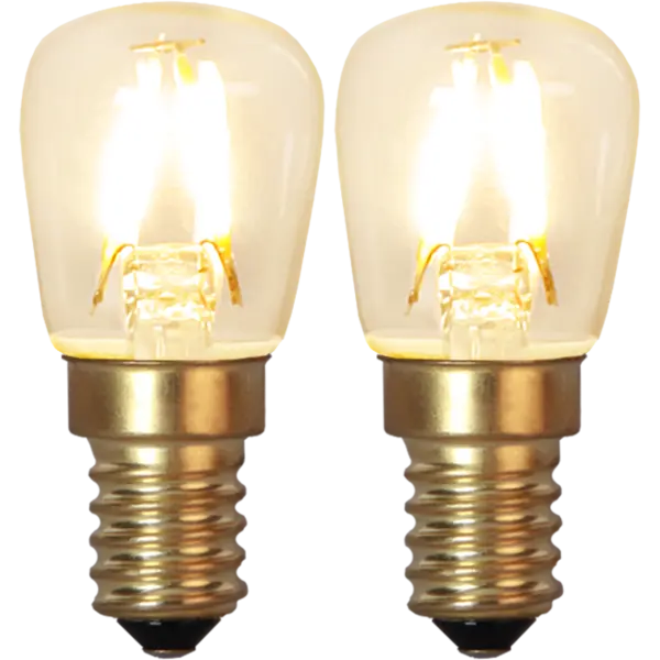 LED perur Soft Glow E14 2100K 90lm 1,3W 2 stk