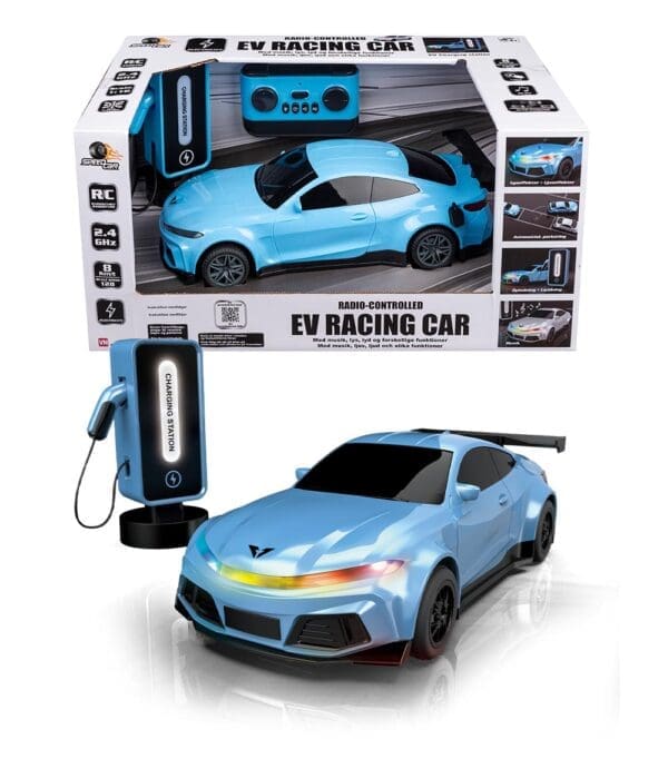 R/C fjarstýrdur bilur, bláur