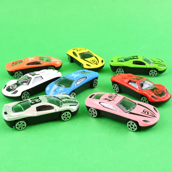 CAR FREE WHEEL bilur 1:72 7ass 7cm