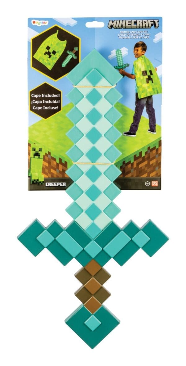 Minecraft Svørð 51cm og kápa