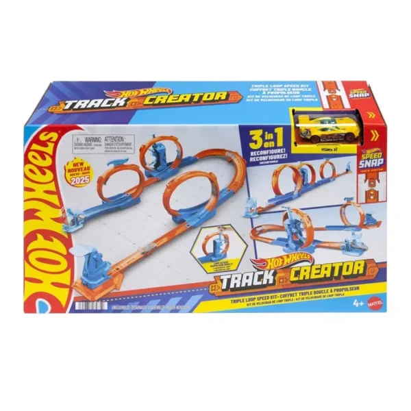 Hot Wheels Track Creator Triple Loop Frenzy Bilbani