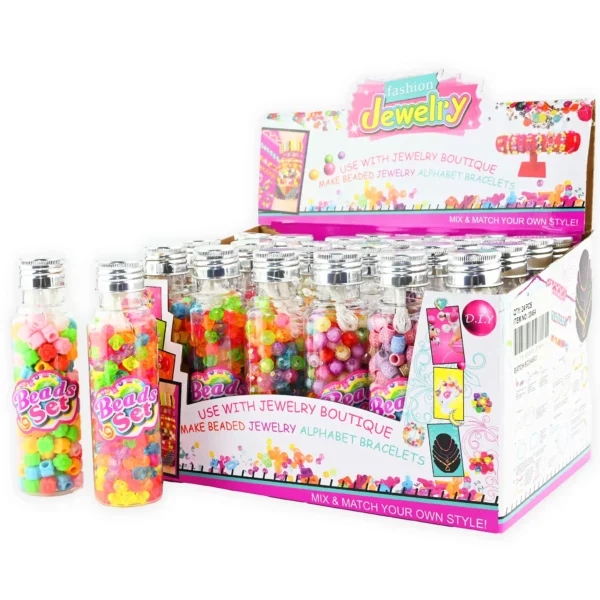 DIY Perlur í fløsku 12cm, 6 ass