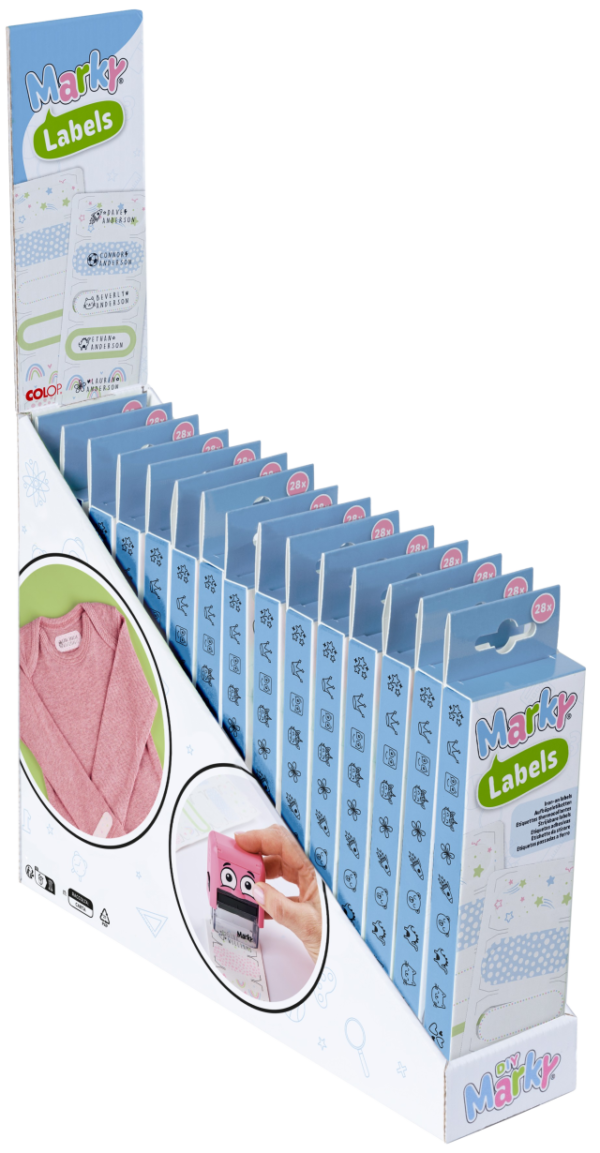 DIY MARKY Navnamerki at strúka (16 kort)