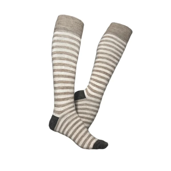 Langar hálvhosur 88% ull - ymiskir litir