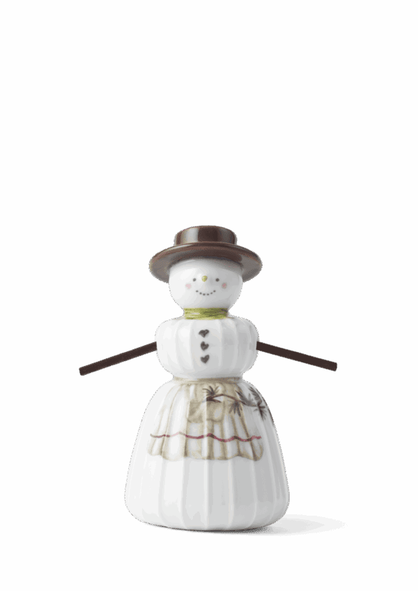 Hammershøi Christmas Kavakona H11cm hvít v/deko