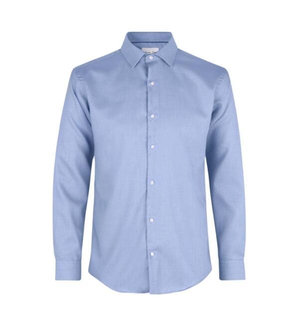 Royal Oxford skjúrta slimfit, ljósablá